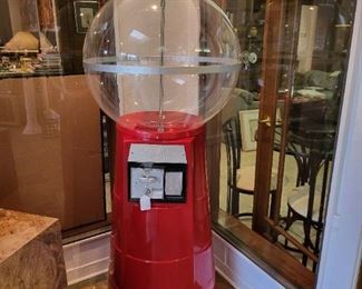 SUPER DUPER jumbo gumball machine! It's an original Victor vintage machine in MINT condition