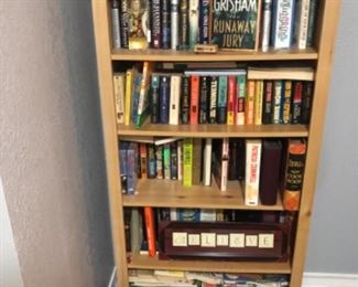 Book cases and books for your summer reading.