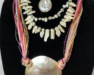 Shell and freshwater pearls