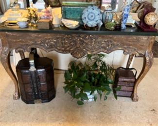 Beautiful sofa or foyer table