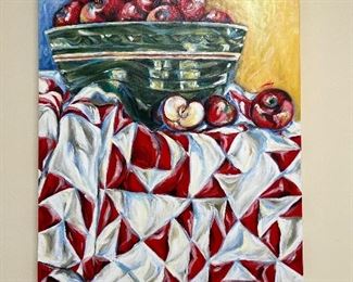 Beautiful apple painting