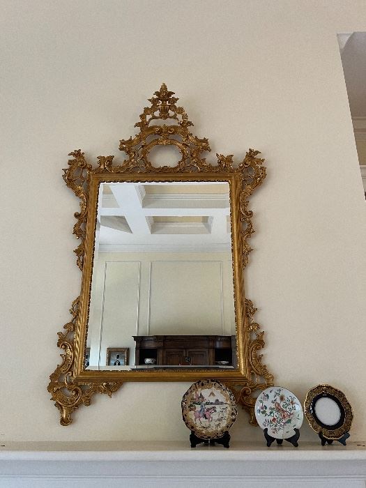 Beautiful gilded mirror