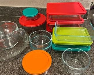 Assorted Pyrex Glass Dishes