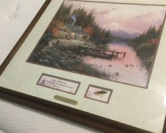 The End Of A Perfect Day Thomas Kinkade Art Piece