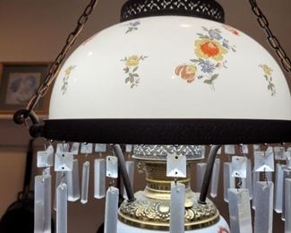 Vintage Hurricane Hanging Lamp