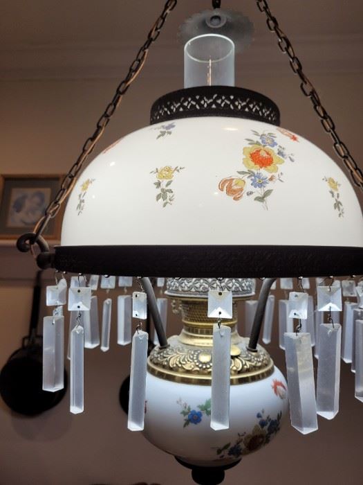 Vintage Hurricane Hanging Lamp