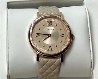 VERSACE POP CHIC ROSE GOLD LADIES WATCH, LIKE NEW WITH BOX