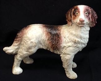 VTG. CAST IRON IRISH SETTER DOORSTOP