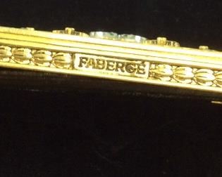 ANTIQUE FINE FABREGE’ SIGNED TRINKET BOX, FROM CALIFORNIA ESTATE