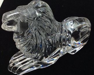 WATERFORD CRYSTAL LION SCULPTURE 7''