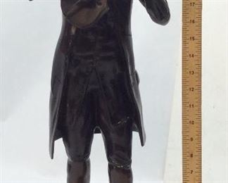 MOZART BRONZE STATUE BY PAUL DUBOIS 24''H,