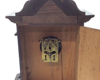 ANTIQUE VICTORIAN INLAID MANTEL CLOCK