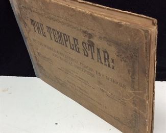 1886 THE TEMPLE STAR MUSIC BOOK