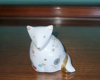 Vintage Aynsley "Mulberry Wood" Fox Figurine