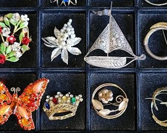 Costume brooches