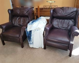 Genuine leather recliners