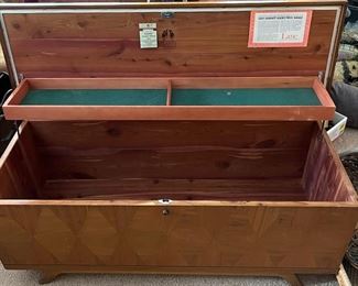 Cedar lined Lane blanket chest
