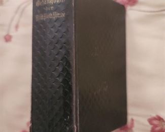 Antique 1888 German Methodist Song Book Gefangbuch