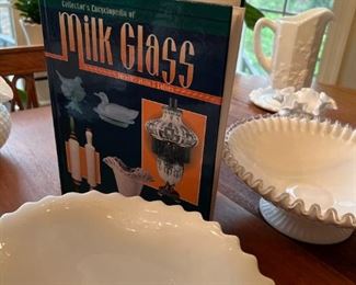 A Stupendous Collection of vintage MILK GLASS! This is a sample of what to expect.