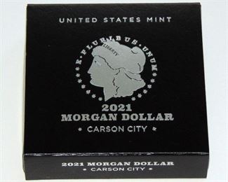 2021 MORGAN SILVER DOLLAR - CARSON CITY - MIB