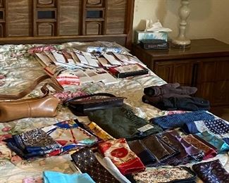 Scarves/ Ties / Coach Handbag