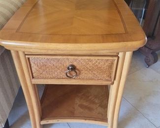 One of a pair of end tables in very good condition
