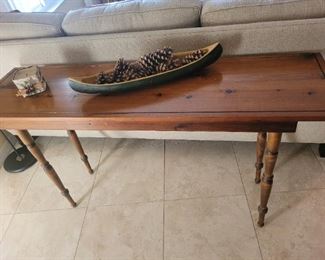 Antique, hand made sofa or entry table, at least 100 years old