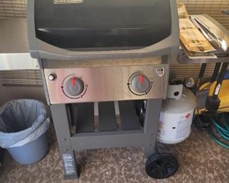 Weber grill, includes the tank
