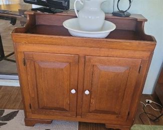 Antique, hand made dry sink
