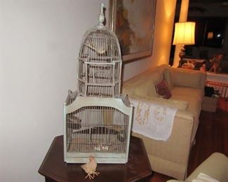 Witty bird cage view