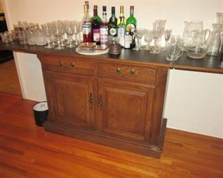 Witty front view of cabinet