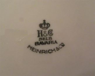 Witty bavarian mark for china floral