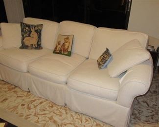 Witty sofa with slip covers
