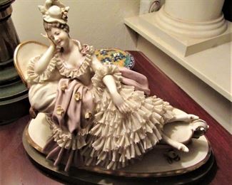 Witty reclining lady