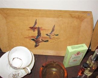 Witty wood trays painted