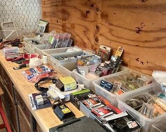 Nails, screws and all kinds of electrical and building supplies