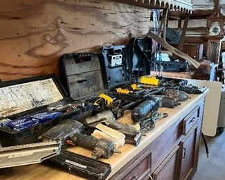 Nail guns and drills