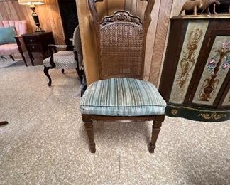 Cane back chair