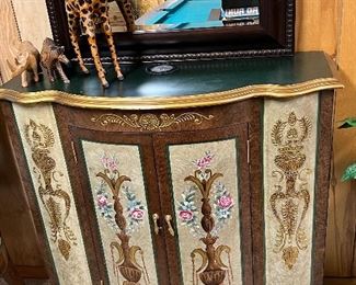 Hand painted console