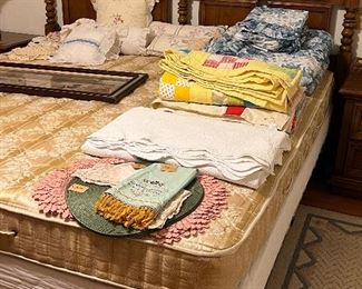 King size bed and mattress