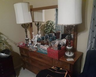 Dresser and Table Lamps