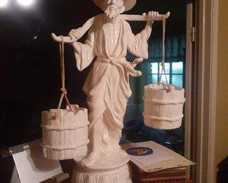 Japanese Water Carrying Figure