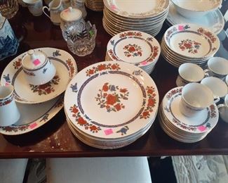 "Old Imari" China Set by Crown Ming