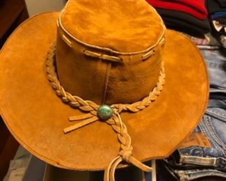 Vintage BoHo Suede Hat- will be at register 