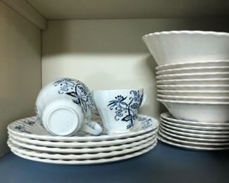 Royal Meadow Blue dishes