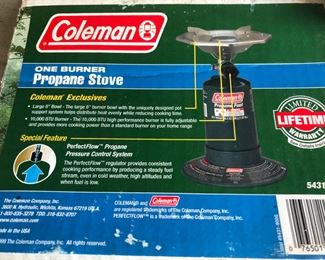 Coleman propane stove