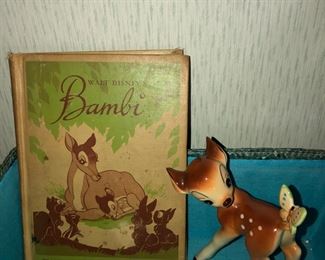 Bambi book and figurine- located at the register 