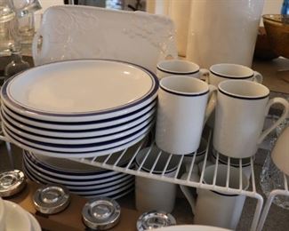 Pottery Barn Club Blue Restaurant Ware