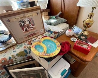 Christmas geese in the box like new