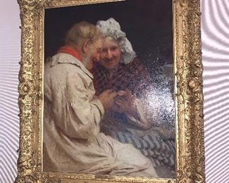 John Morgan (1823-1886) oil on canvas 35.5" x 27.5" Painted in 1850